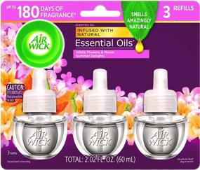 img 4 attached to 🌞 Air Wick Scented Oil Summer Delights Refills (3x0.67oz) - Essential Oils Air Freshener