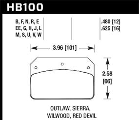 img 1 attached to Дисковый тормоз Hawk Performance HB100S 480