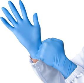 img 3 attached to 🧤 100pcs Non-Latex Nitrile Gloves: Powder-Free & Disposable Gloves