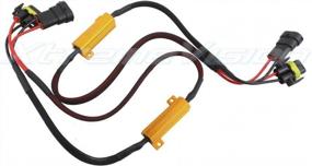 img 1 attached to Plug And Play LED Anti Flicker Resistor Decoder For H11/H9/H8 - Error-Free XtremeVision® (1 Pair)