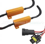 plug and play led anti flicker resistor decoder for h11/h9/h8 - error-free xtremevision® (1 pair) logo