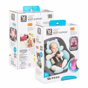 img 2 attached to Розовая подушка для поддержки ребенка для колясок и автокресел - Подушка для поддержки всего тела BENBAT для головы и тела младенца - идеальный подарок для новорожденных и подарок для детского душа