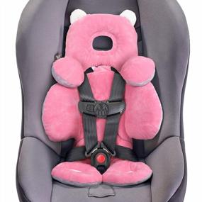 img 3 attached to Розовая подушка для поддержки ребенка для колясок и автокресел - Подушка для поддержки всего тела BENBAT для головы и тела младенца - идеальный подарок для новорожденных и подарок для детского душа