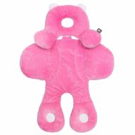 розовая подушка для поддержки ребенка для колясок и автокресел - подушка для поддержки всего тела benbat для головы и тела младенца - идеальный подарок для новорожденных и подарок для детского душа логотип