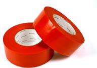 uv-resistant red stucco tape in bulk: 24 rolls, 2" x 60 yards, pe material for durable protection logo