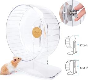 img 1 attached to Niteangel Super Silent Hamster Exercise Wheels Small Animals