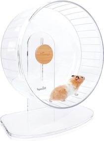 img 4 attached to Niteangel Super Silent Hamster Exercise Wheels Small Animals