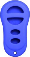 🔵 blue silicone cover protective case replacement for keyless2go remote key fobs fcc gq43vt9t gq43vt17t logo