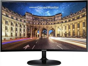 img 2 attached to 🖥️ Samsung 24 Inch Monitor LC24F392FHNXZA FreeSync, Curved, 60Hz