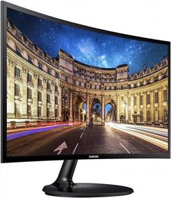 img 4 attached to 🖥️ Samsung 24 Inch Monitor LC24F392FHNXZA FreeSync, Curved, 60Hz