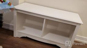 img 7 attached to Prepac Twin Cubbie Bench, White