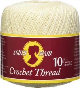 img 3 attached to 🧶 Пряжа для вязания крючком South Maid, размер 10, цвет: кремовый, от Coats Crochet - Улучшите свою SEO