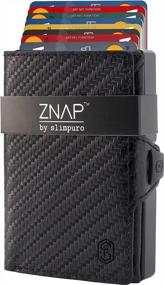 img 4 attached to ZNAP Slim Wallet Men Minimalist