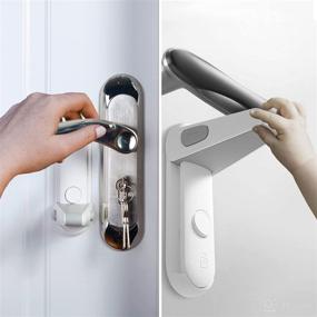 img 3 attached to 🔒 Moonybaby Door Lever Safety Lock Advanced: Childproof Your Home with this 2 Pack – Ultimate Child Safety Solution for Toddlers and Kids