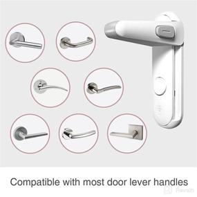 img 2 attached to 🔒 Moonybaby Door Lever Safety Lock Advanced: Childproof Your Home with this 2 Pack – Ultimate Child Safety Solution for Toddlers and Kids