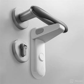 img 4 attached to 🔒 Moonybaby Door Lever Safety Lock Advanced: Childproof Your Home with this 2 Pack – Ultimate Child Safety Solution for Toddlers and Kids