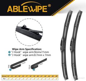 img 1 attached to ABLEWIPE Hybrid Windshield Blades 18O13B 1