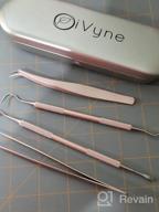 img 1 attached to IVyne Premium Vinyl Weeding Tool Kit - Precision Stainless Steel Weeder & Hook/Pick Crafting Set review by Cris Walton