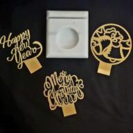 shadow marble & brass tealight candle holder: perfect for weddings, birthdays, thanksgiving & new year decorations! logo