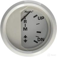 👗 faria 13122 dress trim gauge- 2", white - for mercury/mariner/mercruiser/volvo dp/yamaha 2001+ models logo