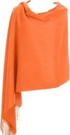 🧣 women's weather colors pashmina shawl scarf: stylish accessories at scarves & wraps logo