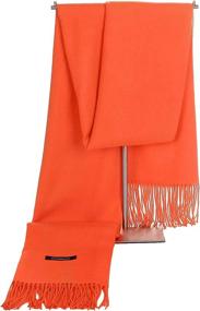 img 2 attached to 🧣 Women's Weather Colors Pashmina Shawl Scarf: Stylish Accessories at Scarves & Wraps