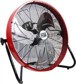 img 4 attached to Stay Cool This Summer With The MaxxAir HVFF 20S REDUPS 20-Inch Red Floor Fan!