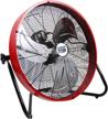 stay cool this summer with the maxxair hvff 20s redups 20-inch red floor fan! logo