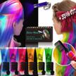 glow in the dark temporary hair dye for dark and light hair, perfect for parties and festivals, dye more than hair chalk, great gift for girls and boys logo