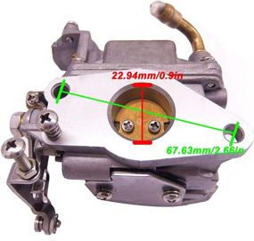 img 3 attached to 🚤 High-performing Boat Motor Carbs Carburetor for Mercury Mercruiser Quicksilver 8HP 9.9HP 4-Stroke Outboard Engine - 3303-895110T01 3303-895110T11 3303-8M0104462 1300-8M0167272