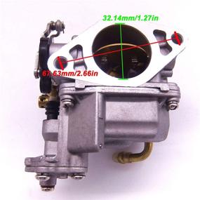 img 1 attached to 🚤 High-performing Boat Motor Carbs Carburetor for Mercury Mercruiser Quicksilver 8HP 9.9HP 4-Stroke Outboard Engine - 3303-895110T01 3303-895110T11 3303-8M0104462 1300-8M0167272