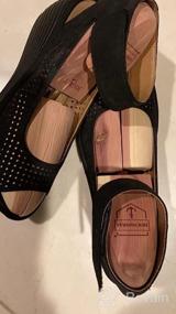 img 7 attached to Регулируемые кедровые колодки для мужской обуви и ботинок - HOUNDSBAY Деревянные носилки для обуви с совместимостью с кроссовками
