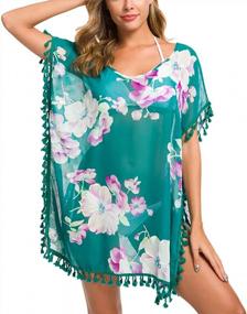img 3 attached to Tandisk Women'S Chiffon Swimsuit Beach Bathing Suit Cover Ups For Swimwear Cover UP