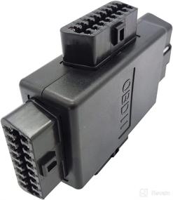 img 3 attached to OBD2 16pin Male to 3 🔌 Female Plug OBD Adapter - Diagnostic Extender