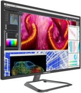 sceptre u278w 4000r 4k displayport monitor with built-in speakers and ips technology logo