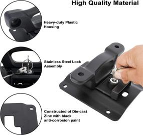 img 2 attached to Toolly Box Link Tie Down Brackets for 2015-2020 F150 F250 F350 | Pack of 4 | Compatible with Ford FL3Z-9928408-AB FL3Z-99000A64-B