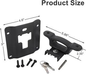 img 3 attached to Toolly Box Link Tie Down Brackets for 2015-2020 F150 F250 F350 | Pack of 4 | Compatible with Ford FL3Z-9928408-AB FL3Z-99000A64-B