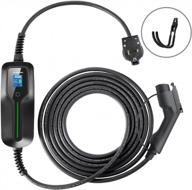 portable level 2 ev charger with 40 amps, 240v & 20 ft cord: besenergy j1772 w/ nema 6-50 plug for efficient electric vehicle charging logo