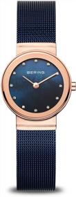 img 4 attached to BERING Women Analog Quartz Classic Collection Watch With Stainless Steel Strap & Sapphire Crystal