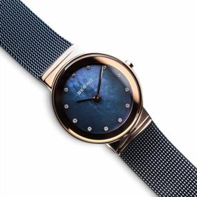 img 1 attached to BERING Women Analog Quartz Classic Collection Watch With Stainless Steel Strap & Sapphire Crystal
