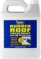 🏕️ rv rubber roof treatment - 1 gallon - anti-static, dirt repelling, and uv protectant - optimal shielding for all rubber roofs 68128 logo