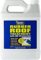 🏕️ rv rubber roof treatment - 1 gallon - anti-static, dirt repelling, and uv protectant - optimal shielding for all rubber roofs 68128 логотип