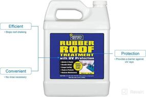 img 1 attached to 🏕️ RV Rubber Roof Treatment - 1 gallon - anti-static, dirt repelling, and UV protectant - Optimal Shielding for All Rubber Roofs 68128