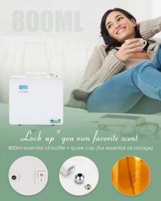 img 2 attached to 800Ml HVAC/Stand Alone Acrylic Scent Air Machine App Control Cold Air Nebulizing Diffuser For Home, Office, Large Room - Mxmoonant Waterless