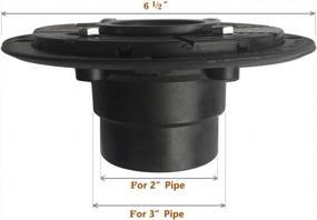 img 1 attached to Neodrain 2-Inch ABS Sub Drain With Rubber Gasket For Linear & Square Shower Drain Installation