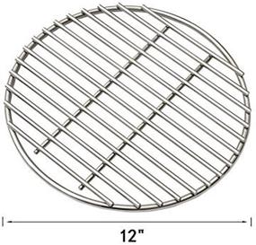 img 2 attached to Onlyfire Stainless Steel High Heat Charcoal Fire Grate For Kamado Joe Big Joe Grill, 12-Inch