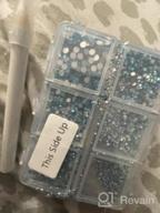 img 1 attached to Get Crafty With 7200Pcs Blue Rhinestones From Beadsland - Perfect For Nails, Jewelry, And More! review by Trina Piskie