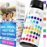 accurate and versatile - 7 in 1 test strips for pools, spas, and hot tubs - perfect for home and commercial water testing логотип