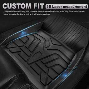 img 2 attached to High-Quality All-Weather Rubber Floor Liners/Mats for Tesla Model 3 - Compatible with 2017-2022 Models