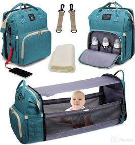 img 4 attached to 🎒 Ultimate Diaper Bag Organizer: A Perfect New Mom Gift, a Wedding Registry Essential, The Must-Have Knapsack for Storing Newborn Essentials